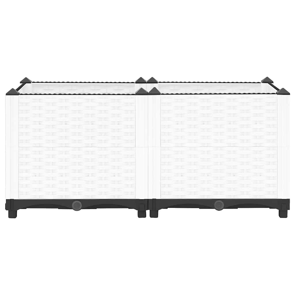 Fioriera Rialzata 80x40x38 cm in Polipropilene 153309