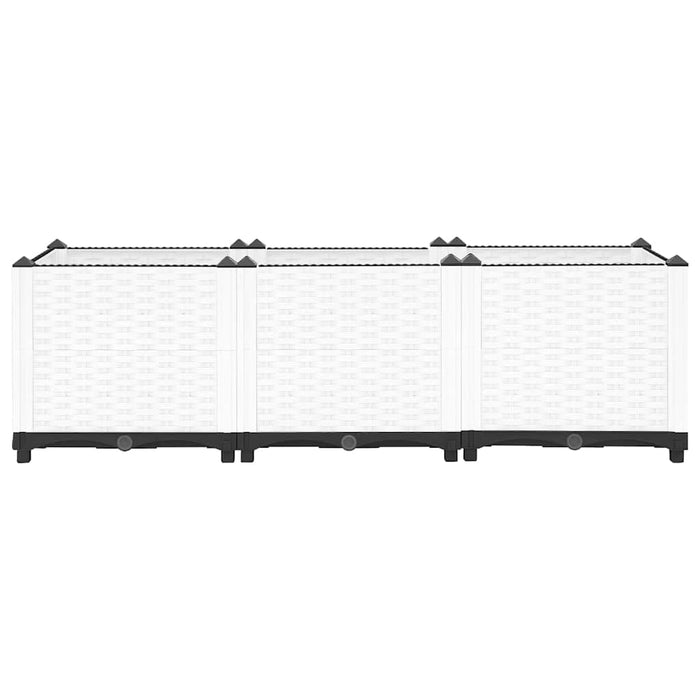 Fioriera Rialzata 120x40x38 cm in Polipropilene 153310