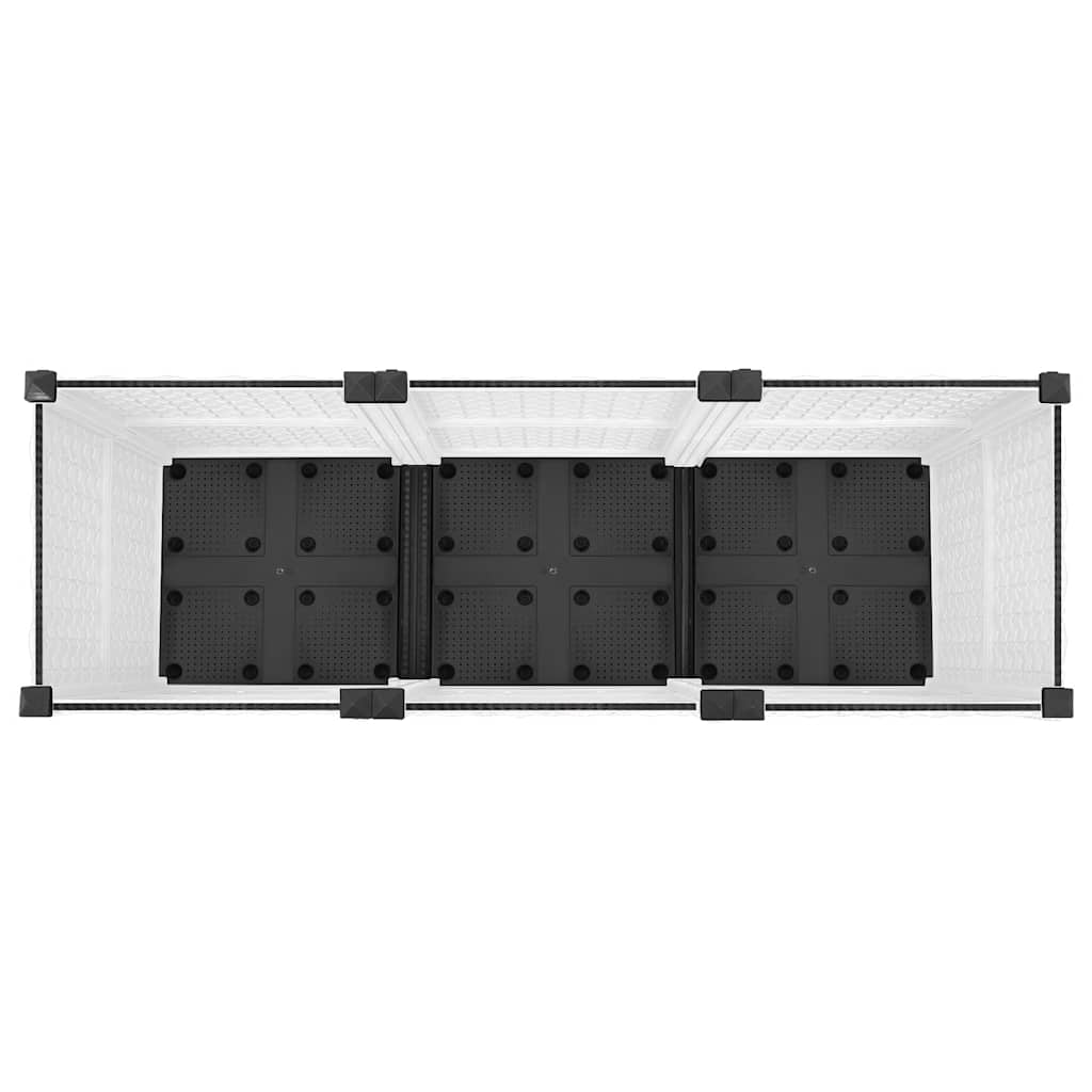 Fioriera Rialzata 120x40x38 cm in Polipropilene 153310