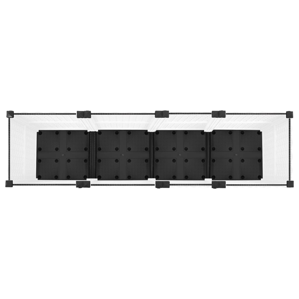 Fioriera Rialzata 160x40x38 cm in Polipropilene