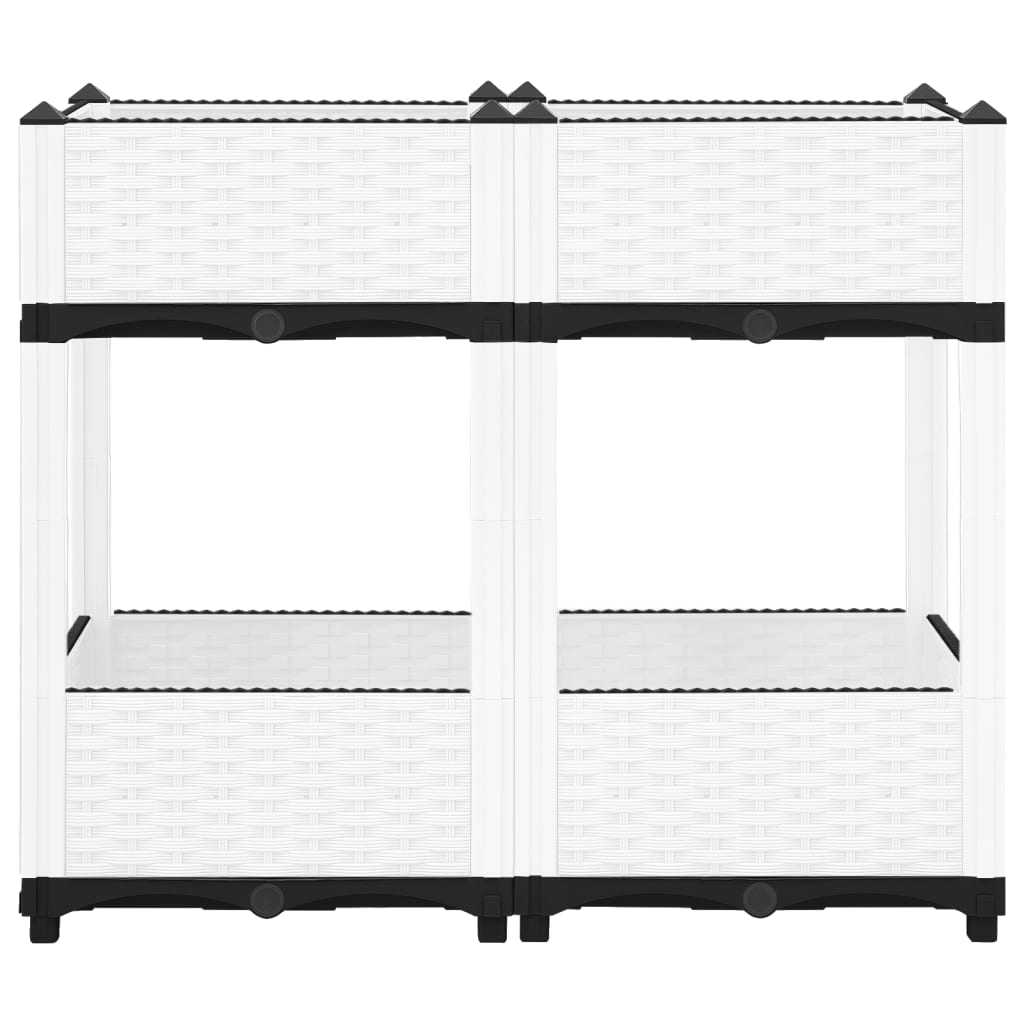 Fioriera Rialzata 80x40x71 cm in Polipropilene