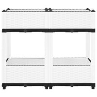 Fioriera Rialzata 80x40x71 cm in Polipropilene