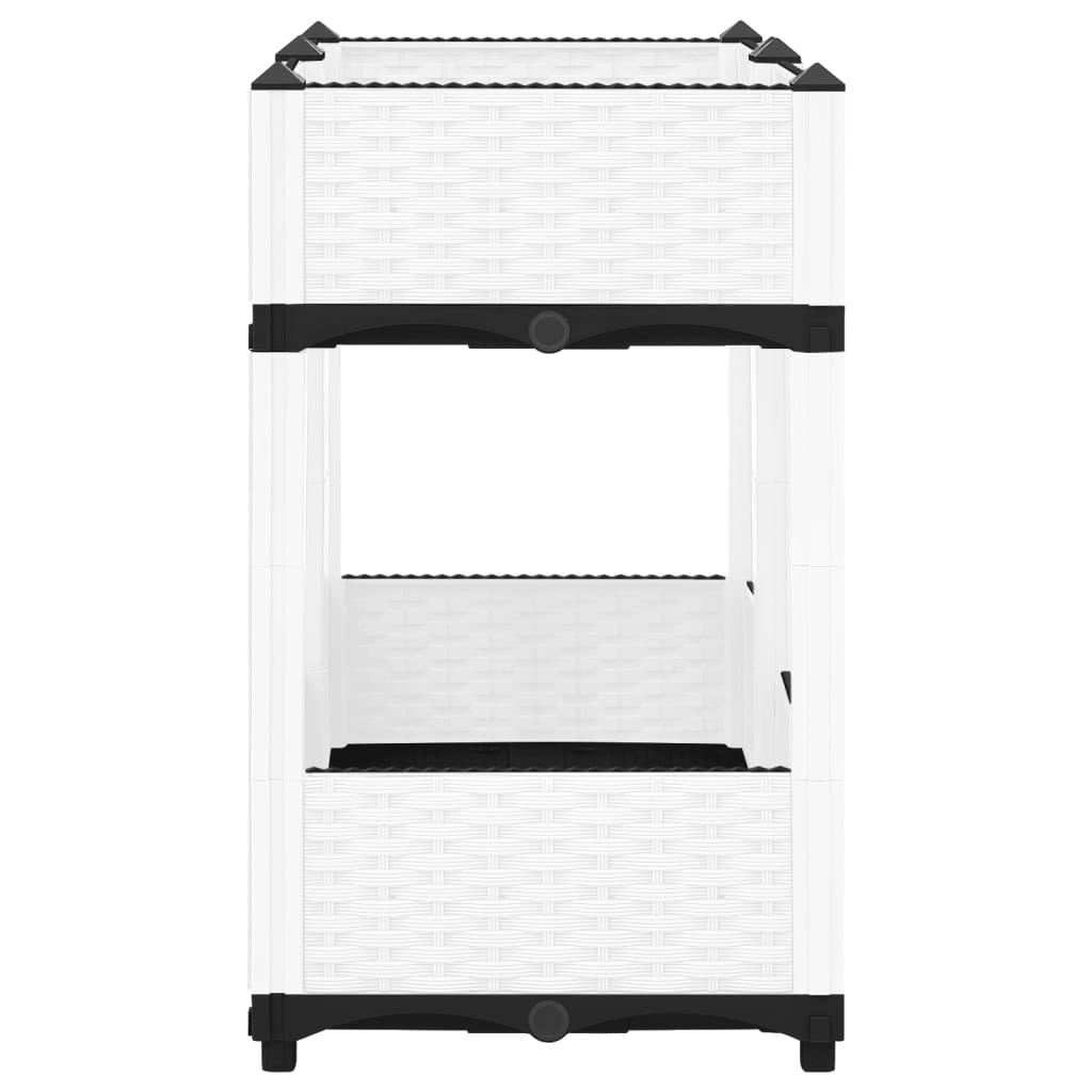 Fioriera Rialzata 80x40x71 cm in Polipropilene