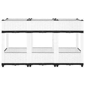 Fioriera Rialzata 120x40x71 cm in Polipropilenecod mxl 79786