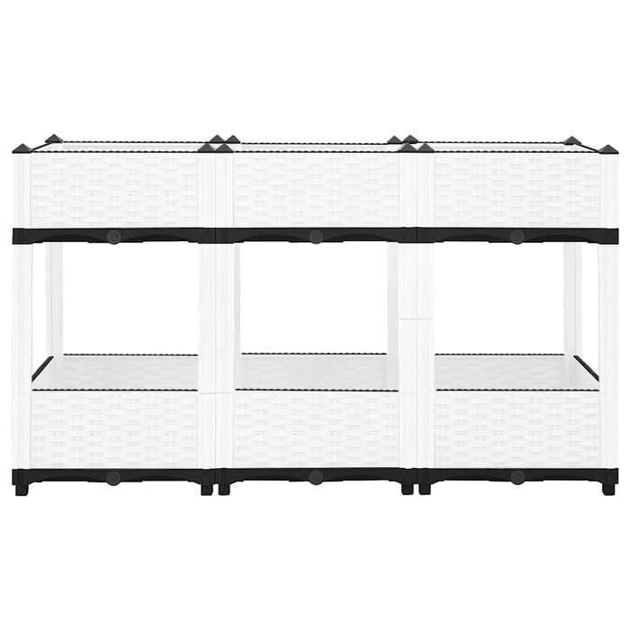 Fioriera Rialzata 120x40x71 cm in Polipropilenecod mxl 79786