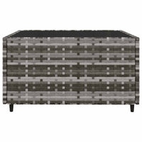 Set Divani da Giardino 3 pz con Cuscini in Polyrattan Grigio 319851