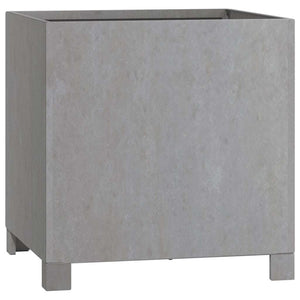 Fioriera con Gambe Ruggine 42x40x43 cm Acciaio Corten