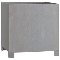 Fioriere con Gambe 2pz Ruggine 42x40x43 cm Acciaio Corten 823681