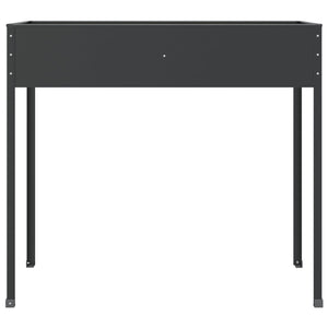 Fioriere da Giardino 2 pz Antracite Acciaio Zincato cod mxl 48461