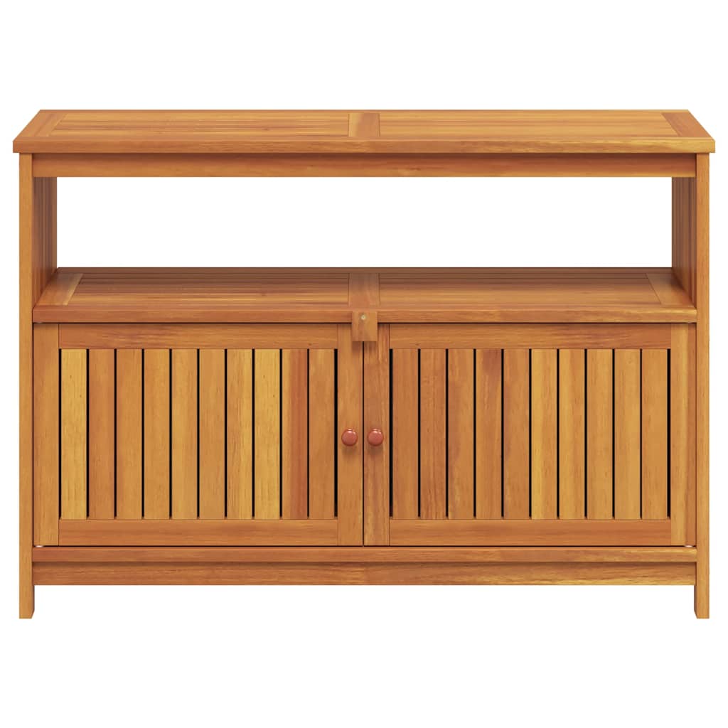 Tavolo Consolle da Giardino 110x35x75 cm Legno Massello Acacia 319697