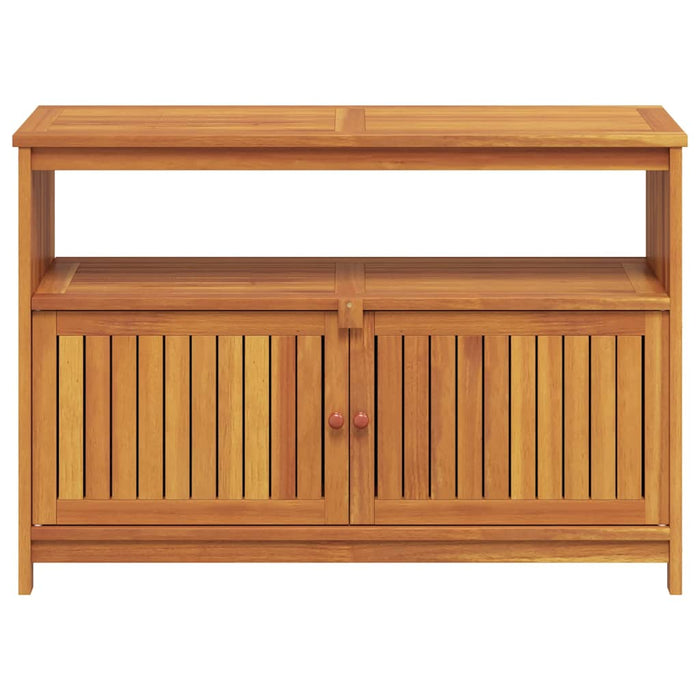 Tavolo Consolle da Giardino 110x35x75 cm Legno Massello Acacia 319697
