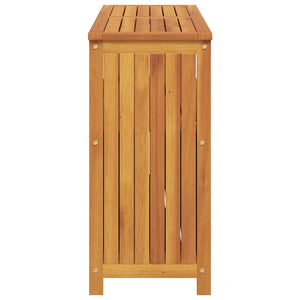 Tavolo Consolle da Giardino 110x35x75 cm Legno Massello Acacia 319697