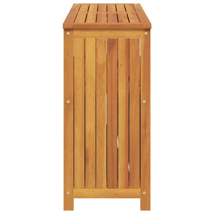 Tavolo Consolle da Giardino 110x35x75 cm Legno Massello Acacia 319697