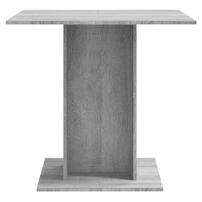 Tavolo da Pranzo grigio sonoma 80x80x75 cm in Legno Multistrato