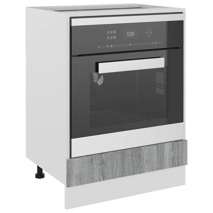 Mobile da Forno “Riga” Grigio Sonoma 60x46x81,5 cm 825835