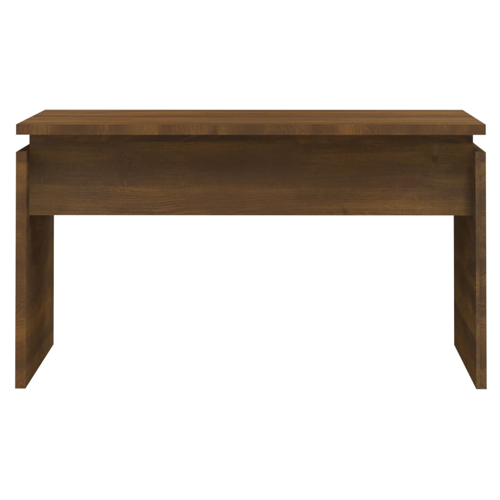 Tavolino da Salotto-Tavolino da soggiorno-Tavolo Rovere Marrone 68x50x38 cm in Multistrato