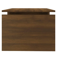 Tavolino da Salotto Rovere Marrone 68x50x38 cm in Multistrato 825842