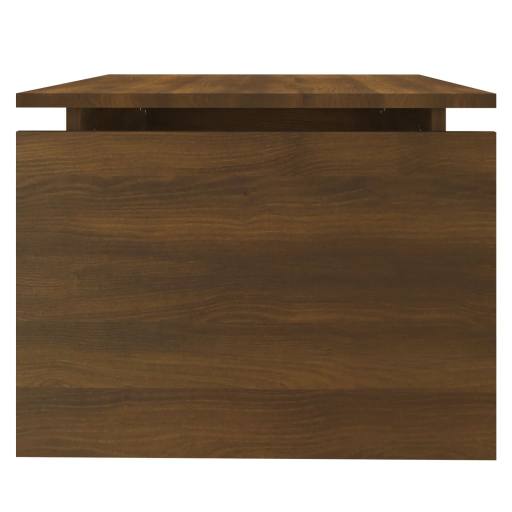 Tavolino da Salotto-Tavolino da soggiorno-Tavolo Rovere Marrone 68x50x38 cm in Multistrato