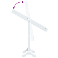 Specchio Autoportante-Specchio da Terra Bianco 34x37x146 cm