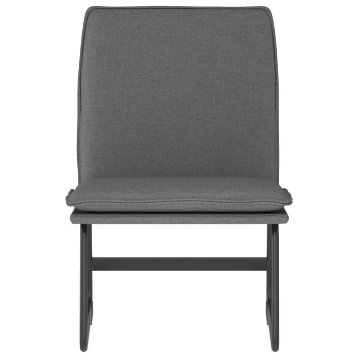 Sedia Lounge Grigio Scuro 52x75x76 cm in Tessuto 351313
