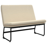 Panca 100 x 75 x 76 cm tessuto crema 02_0010569