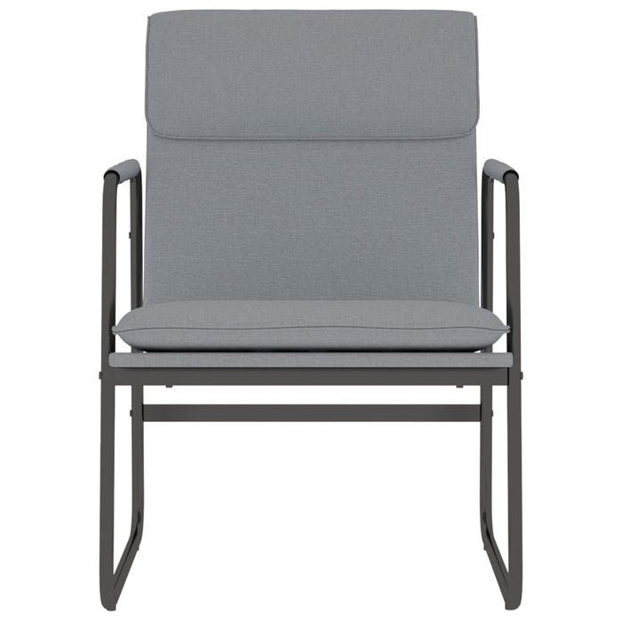 Sedia Lounge Grigio Chiaro 55x64x80 cm in Tessuto cod mxl 14489