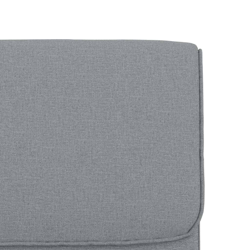 Sedia Lounge Grigio Chiaro 55x64x80 cm in Tessuto cod mxl 14489