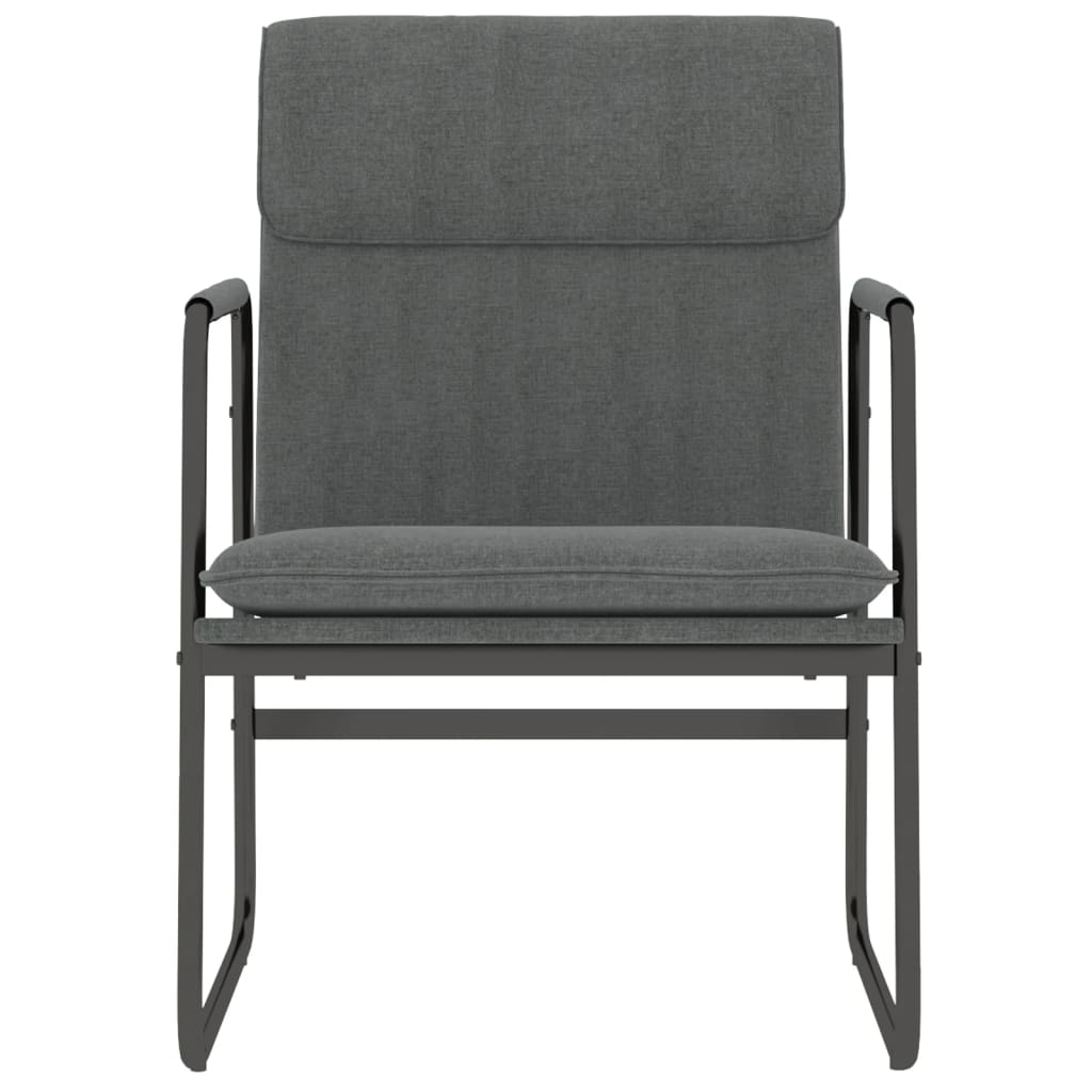 Sedia Lounge Grigio Scuro 55x64x80 cm in Tessuto 351343