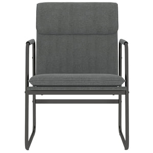 Sedia Lounge Grigio Scuro 55x64x80 cm in Tessuto 351343
