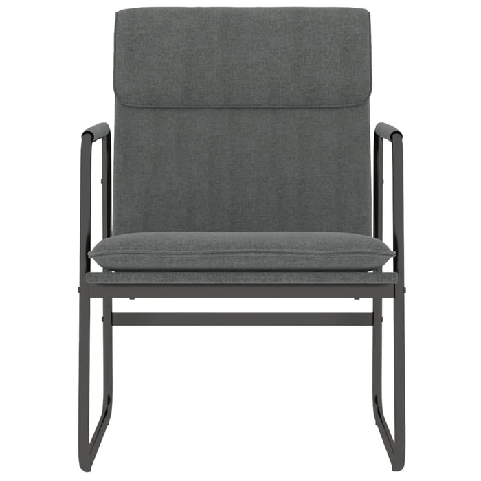 Sedia Lounge Grigio Scuro 55x64x80 cm in Tessuto 351343