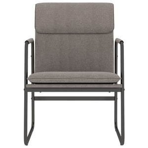 Sedia Lounge Tortora 55x64x80 cm in Tessuto 351347