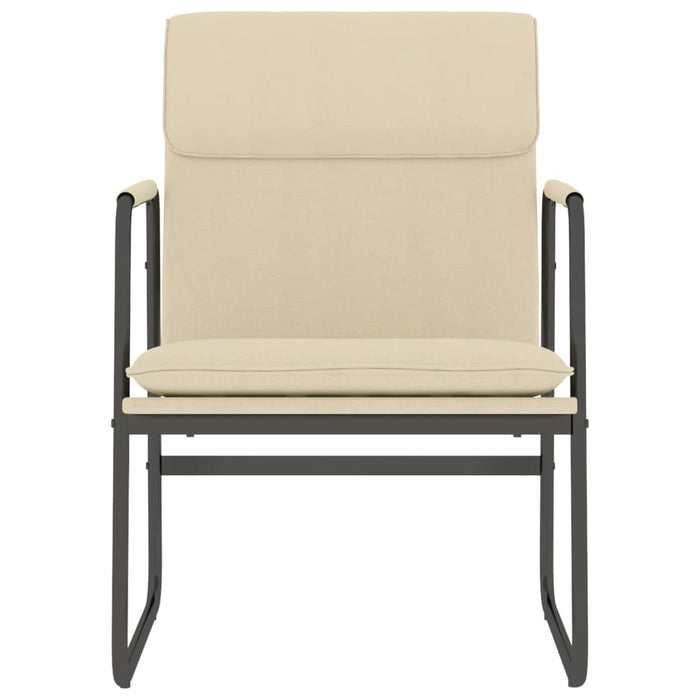Sedia Lounge Crema 55x64x80 cm in Tessuto 351348