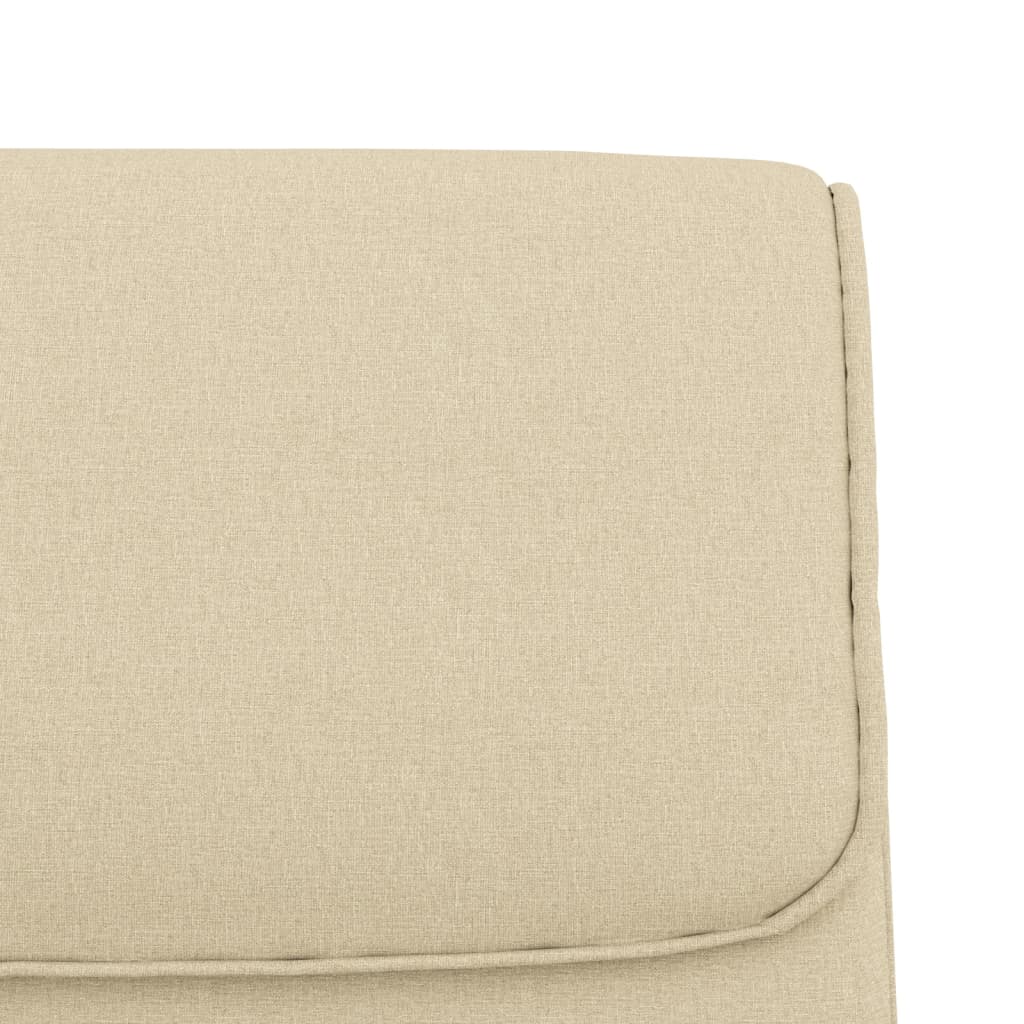 Panca Crema 100x64x80 cm in Tessuto 351357