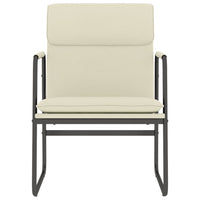 Sedia Lounge Crema 55x64x80 cm in Similpelle 351361