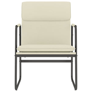 Sedia Lounge Crema 55x64x80 cm in Similpelle 351361