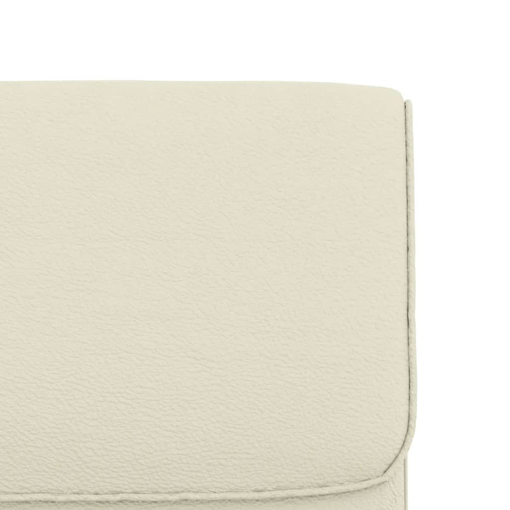 Sedia Lounge Crema 55x64x80 cm in Similpelle cod mxl 14225