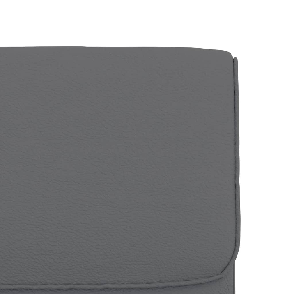 Sedia Lounge Grigia 55x64x80 cm in Similpelle 351363