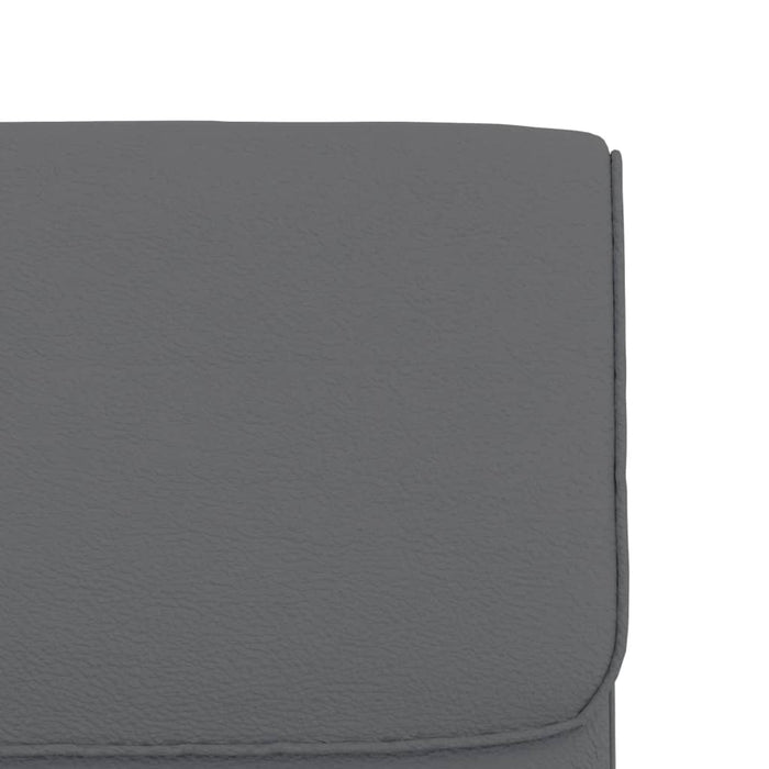 Sedia Lounge Grigia 55x64x80 cm in Similpelle 351363