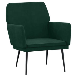 Poltrona Verde Scuro 62x79x79 cm Velluto 351374