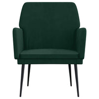Poltrona Verde Scuro 62x79x79 cm Velluto 351374