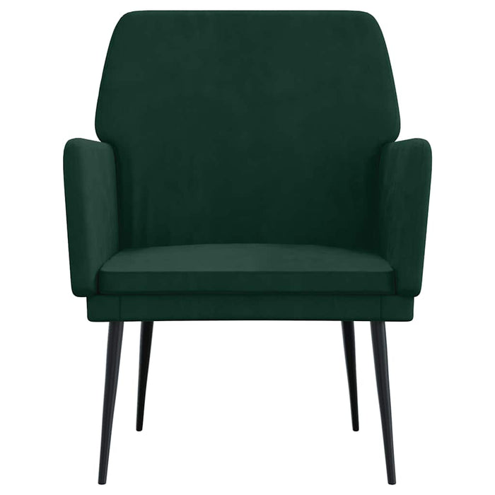 Poltrona Verde Scuro 62x79x79 cm Velluto 351374
