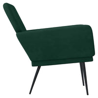 Poltrona Verde Scuro 62x79x79 cm Velluto 351374