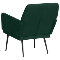 Poltrona Verde Scuro 62x79x79 cm Velluto 351374