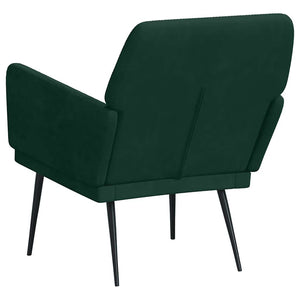 Poltrona Verde Scuro 62x79x79 cm Velluto 351374