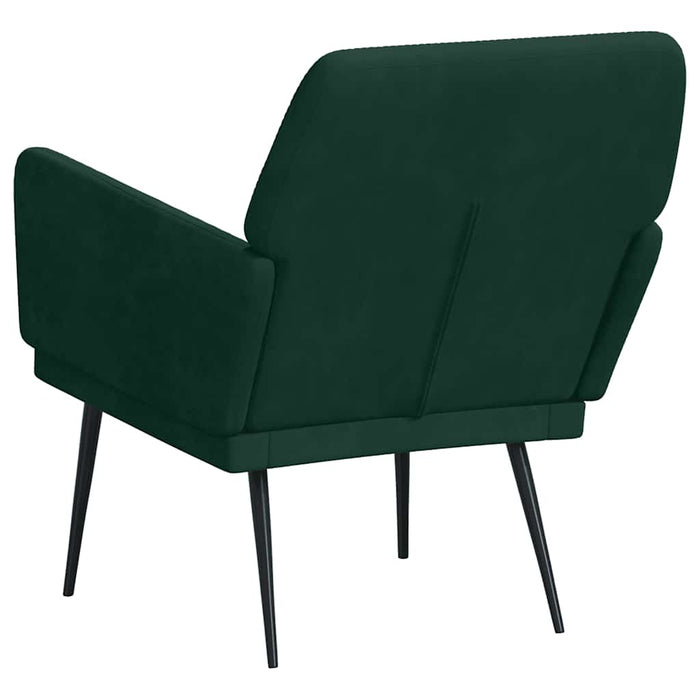 Poltrona Verde Scuro 62x79x79 cm Velluto 351374