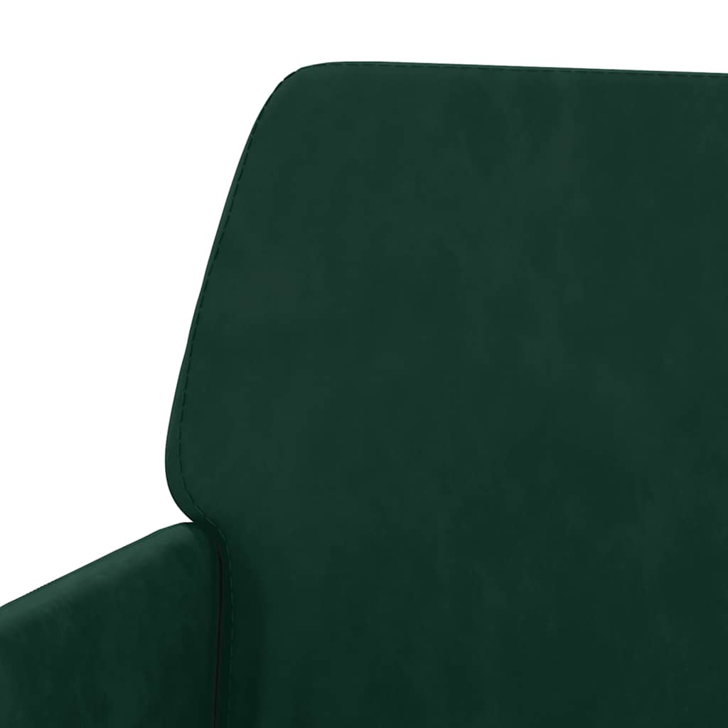 Poltrona Verde Scuro 62x79x79 cm Velluto 351374