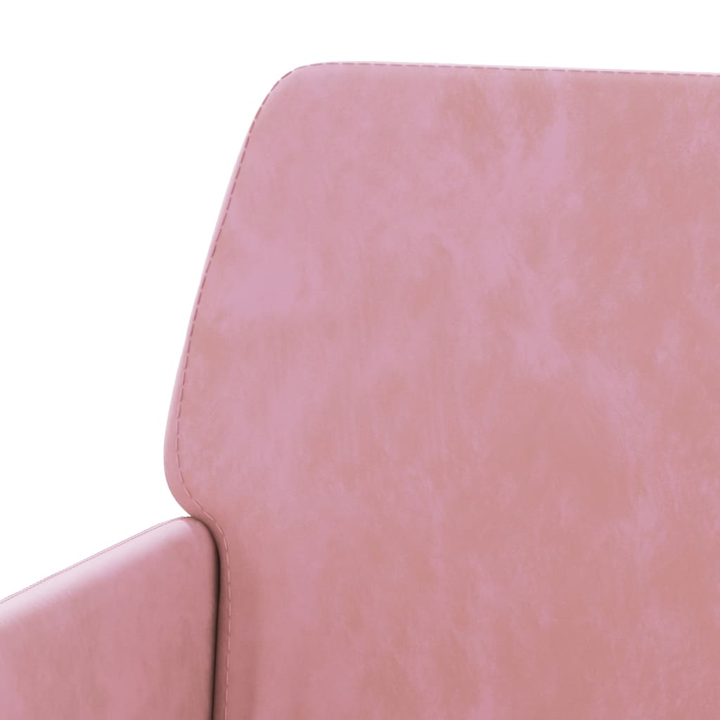 Poltrona Rosa 62x79x79 cm Velluto 351375