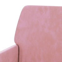 Poltrona Rosa 62x79x79 cm Velluto cod mxl 14647