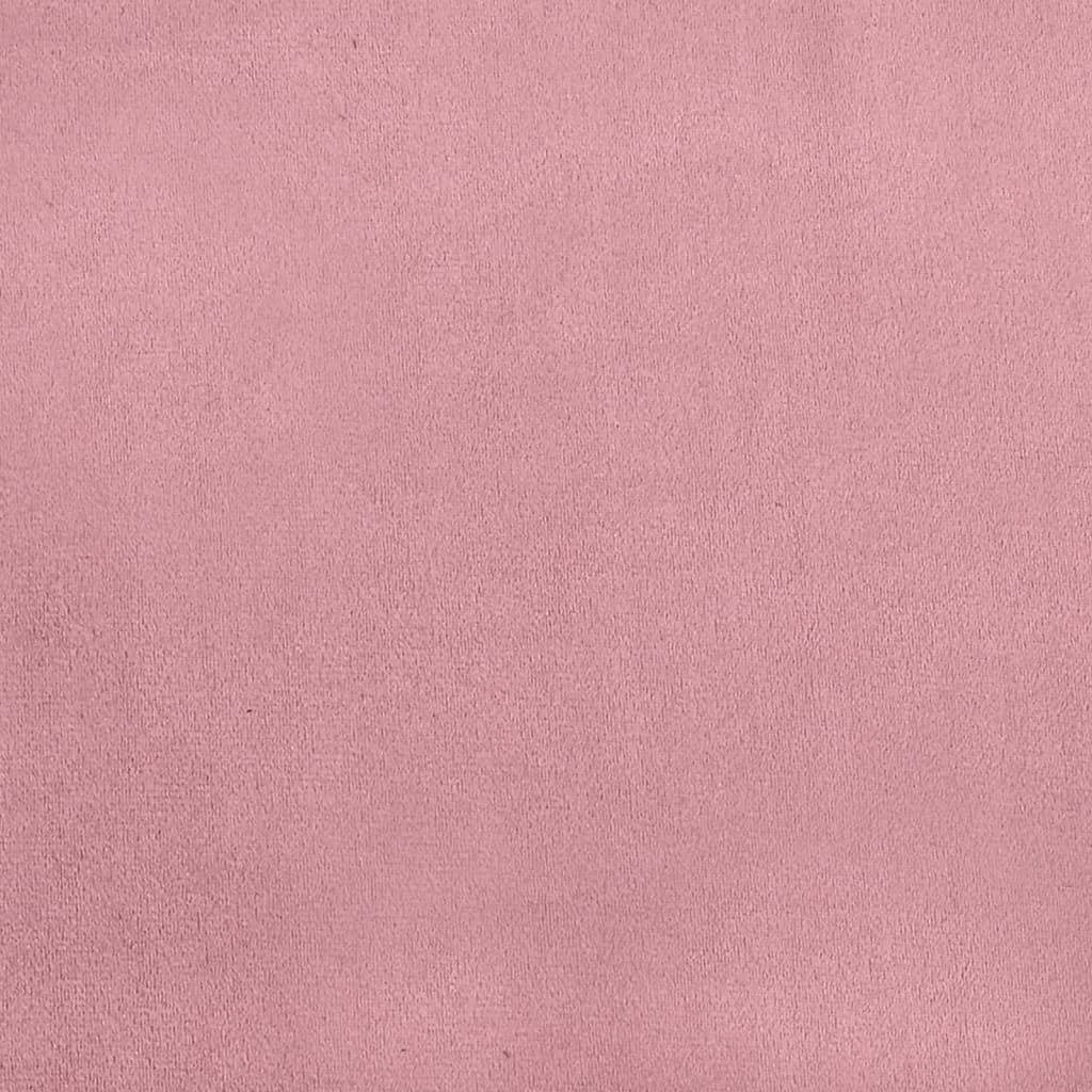 Poltrona Rosa 62x79x79 cm Velluto cod mxl 14647