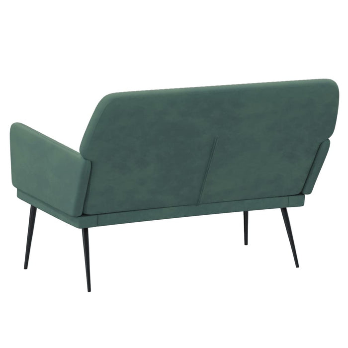 vidaXL Panca Verde Scuro 108x79x79 cm in Velluto